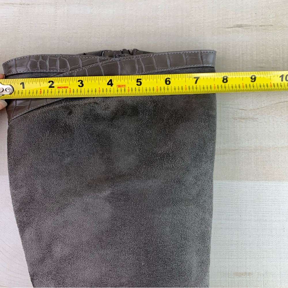 Amelia Grace Grey Knee High Boots - Picture 11 of 15